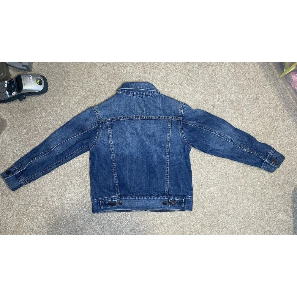 GapKids Blue Denim Jacket Size S Small 6-7 Years Classic Icon Trucker Jean